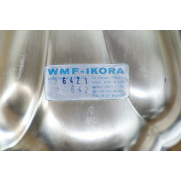 Vintage WMF-IKORA Tarnish Resistant Pearlized Silverplate Tulip Candy Tray Dish - Picture 8 of 9